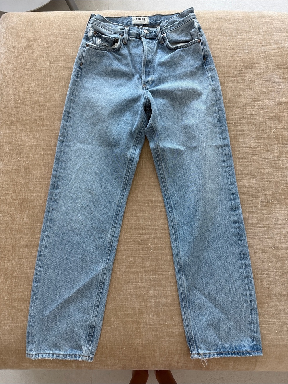 Agolde Light Blue Men's Straight-Leg Jeans size 24